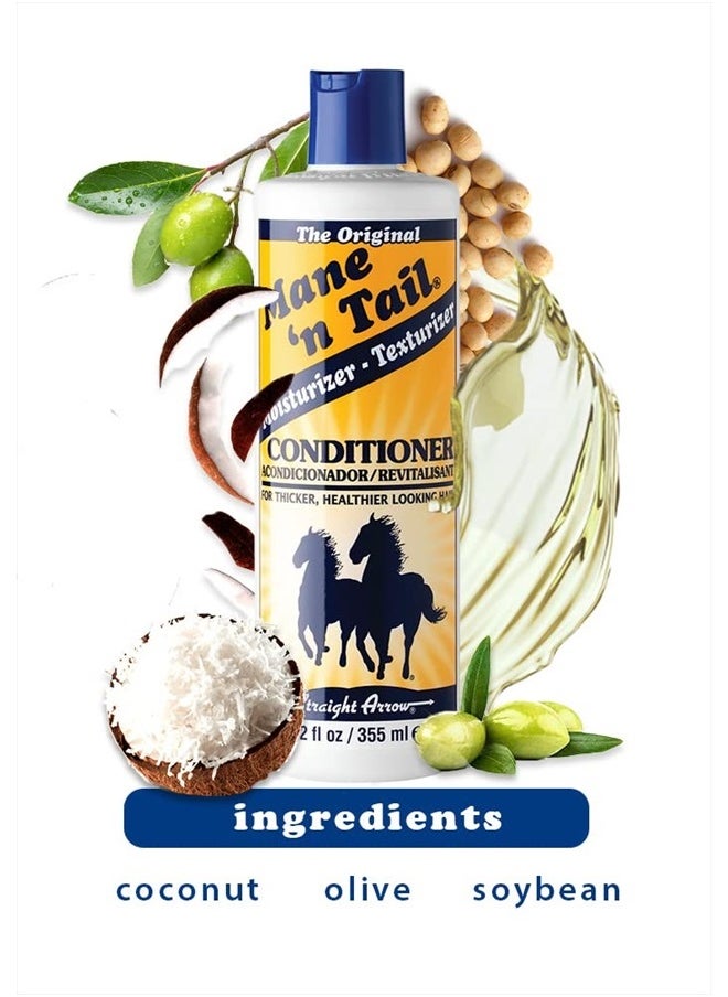 Mane 'n Tail Moisturizer Texturizer Conditioner for Thicker healthier Looking Hair & Coats 12 oz (543226)  - Image 4