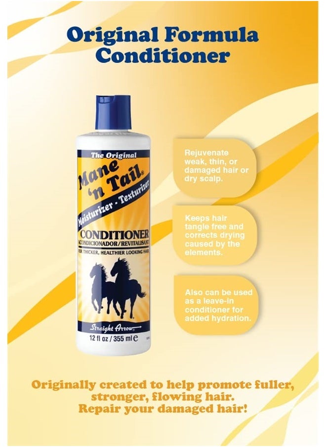 Mane 'n Tail Moisturizer Texturizer Conditioner for Thicker healthier Looking Hair & Coats 12 oz (543226)  - Image 2