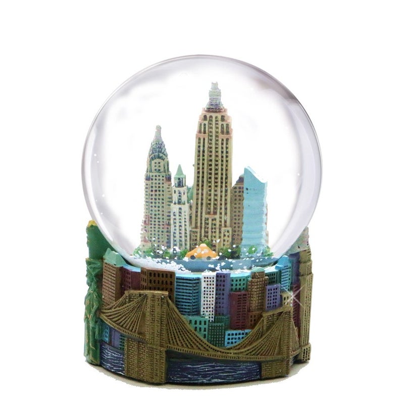 City-Souvenirs كرة ثلج تذكارية لمدينة نيويورك سكاي لاين 80 مم (4.5 بوصة) من مجموعة كرات الثلج في نيويورك - Image 2