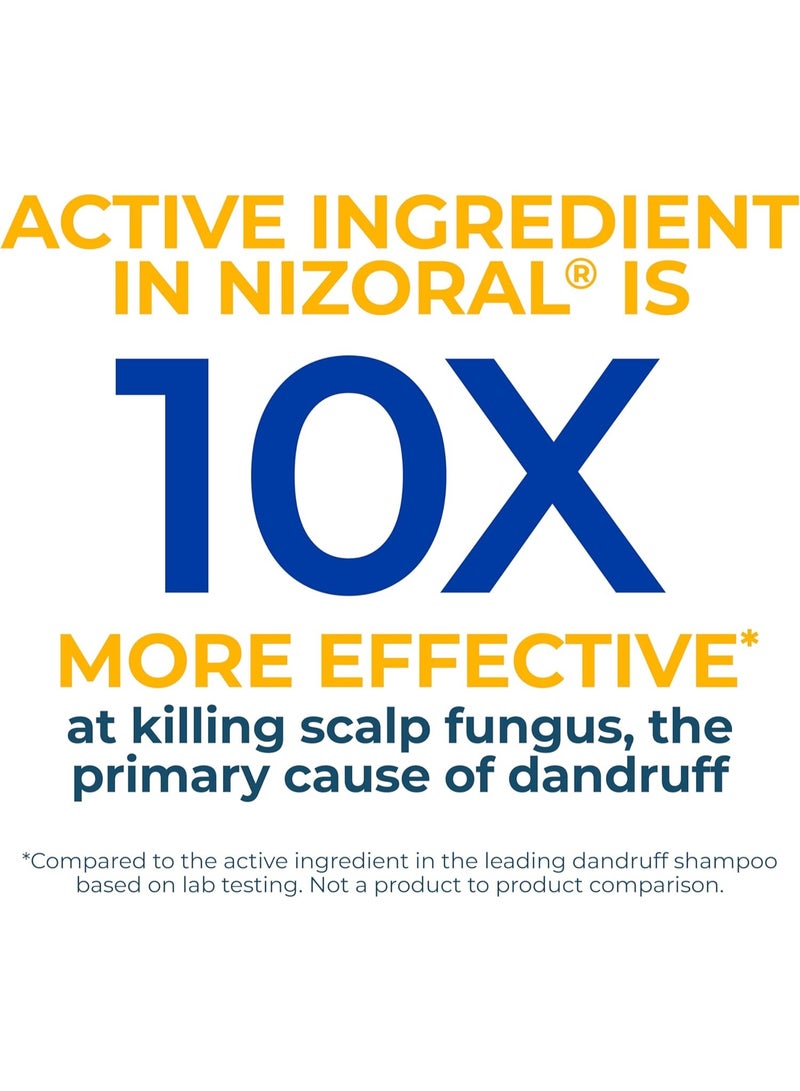 Nizoral 2-IN-1 Anti-Dandruff Shampoo & Conditioner with 1% Ketoconazole, 14 fl oz - Image 3