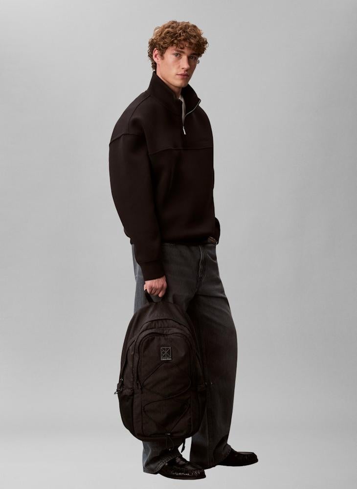 CALVIN KLEIN Utility Emblem Bungee Backpack - Image 3