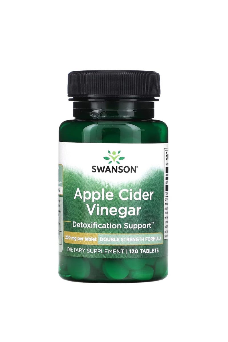 سوانسون خل التفاح 200 ملغ 120 قرصًا - Image 1