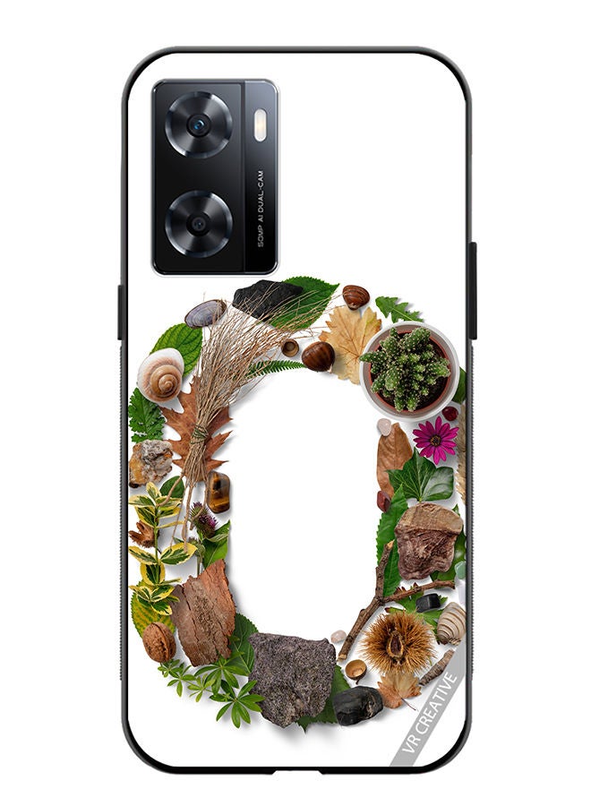 VR CREATIVE Protective Case Cover For OnePlus Nord N20 SE Alphabet O Design Multicolour - Image 1