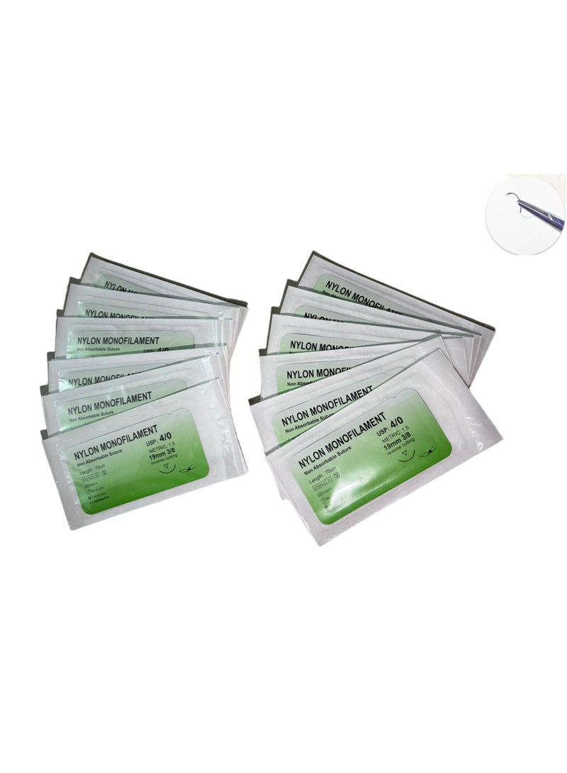 12 عبوة خياطة تعليمية لطلاب الطب - Image 2