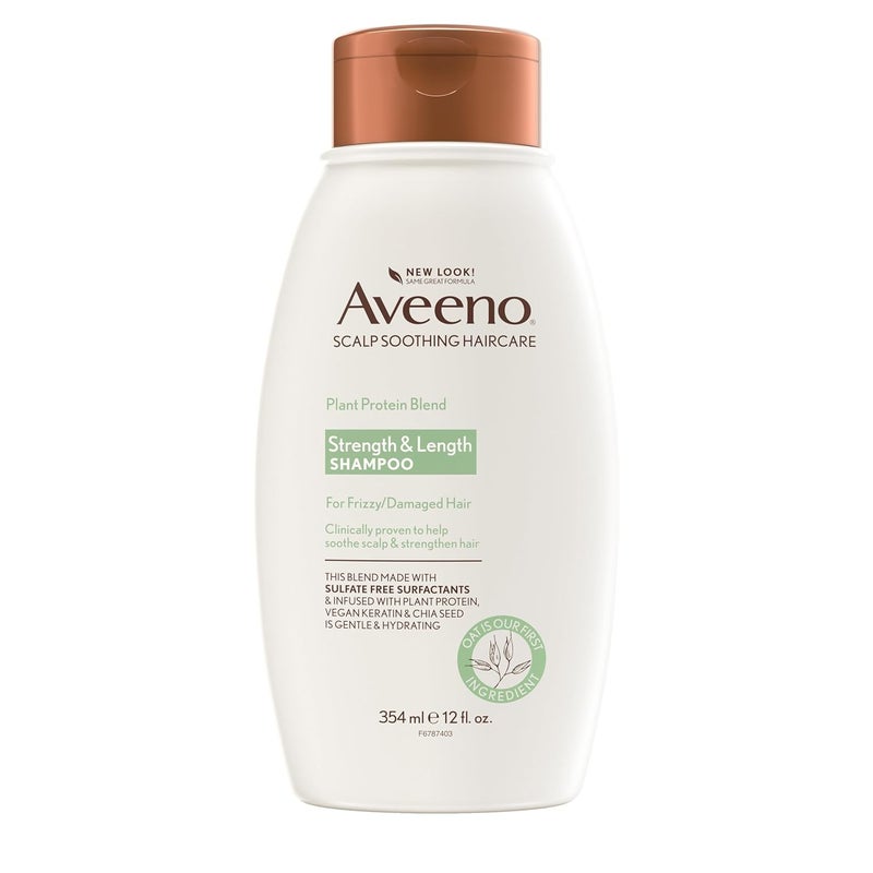 Aveeno Strength Length Plant Protein Blend Shampoo 354 ml - Image 1