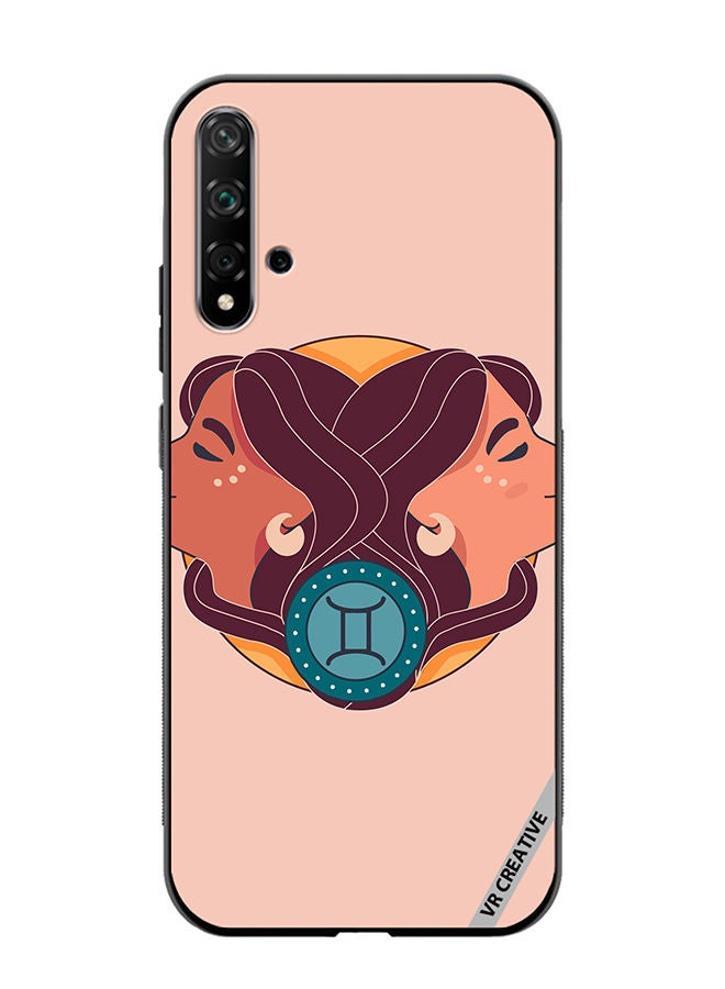 VR CREATIVE Protective Case Cover For Huawei Nova 5T Gemini Zodiac Signs Design Multicolour - Image 1
