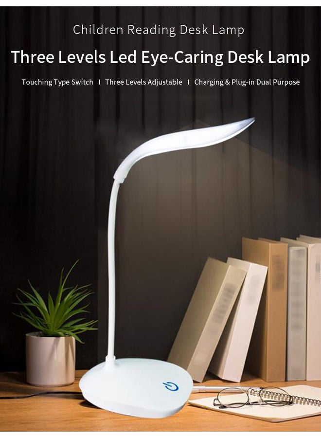 NIBEMINENT USB Rechargeable LED Desk Lamp Pink 15x8x9.5centimeter - Image 4