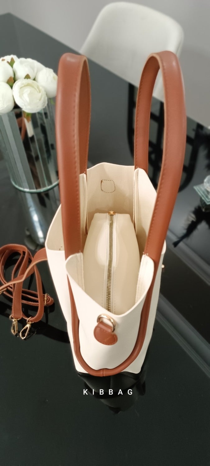 NahitaTyana Women's Handbag, Shoulder Bag and Crossbody Bag, Shoulder Strap, Additional Bag  - Image 3