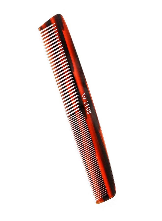 ZEUS 7.5” Large Hair Comb for Men, Handcrafted Saw-Cut Design with Non-Static Material for Smooth, Tangle-Free Styling (Traditional) Y11 - Image 1