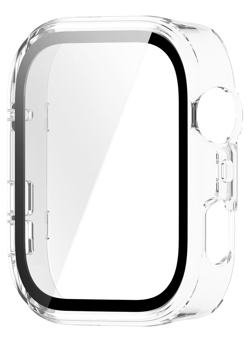 ten.tech Case and Screen Protector for Huawei Watch Fit 4, All-around Anti Scratch Shockproof Protective Hard PC Full Cover Tempered Glass Compatible with Huawei Watch Fit 4 (Transparent) - Image 1