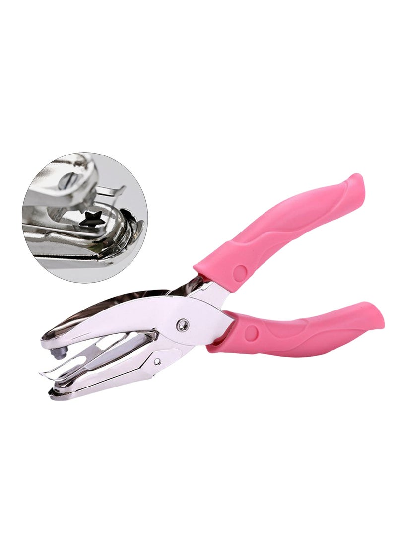 ثقب ورق يدوي بمقابض ناعمة ثقب نجمي للملصقات وبطاقات المعايدة - Image 1