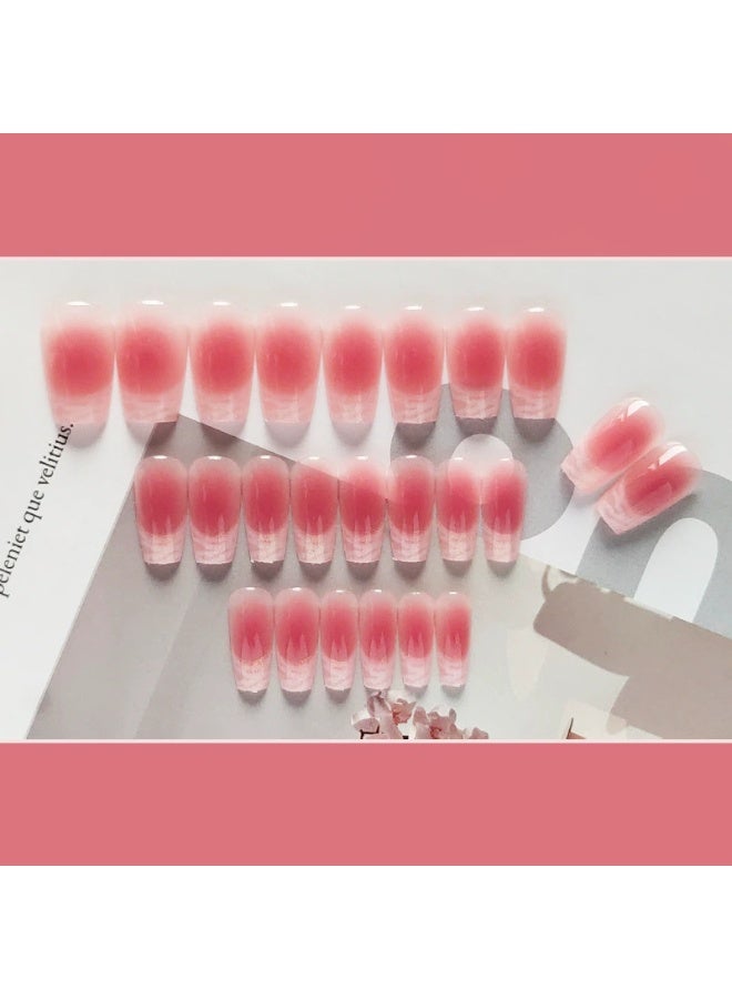 Goolsky Sunset Glow Aurora Blush Press - on Nails for Dreamy Elegant Occasion - Image 2
