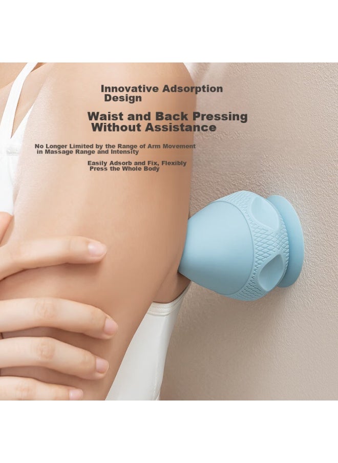 JD.com Jd Jingzao, Adhesive Massage Ball, Wall-mounted Self-adhesive Massage Ball, Back Suction Cup, Adhesive Fascia Ball, Blue  - Image 3