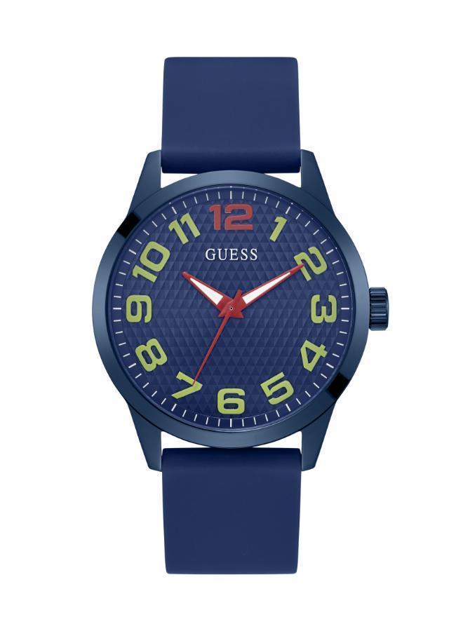 GUESS Smooth Silicone Strap Watch - Image 1