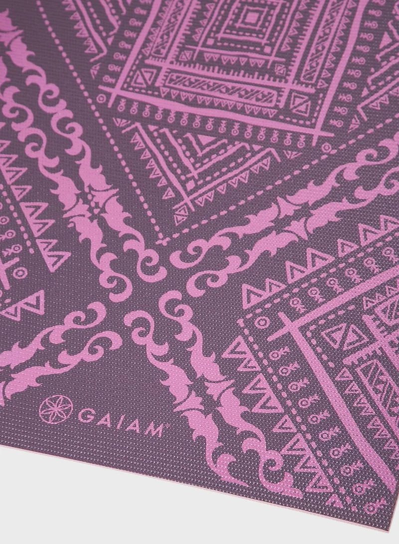 Gaiam 6Mm Premium Reversible Inner Peace Yoga Mat