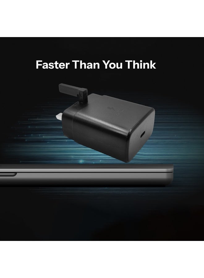 IMEE Plus IM-TA845 45W USB-C Super Fast Charger with Type-C to Type-C Cable Single Port Power Delivery Adapter, Smart IC Protection, Over-Voltage & Over-Temperature Safety Compatible with Smartphones, Tablets & Laptops - Image 4