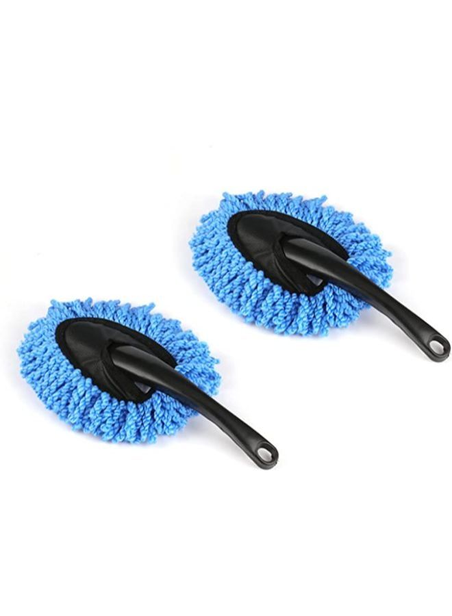 Generic 2 Pieces  Mini Microfiber Car Dash Duster Brush, Multi-Functional Car Cleaning Brush, Car Interior Exterior Accessories, Cleaning and Washing Tool for Car  - Image 1