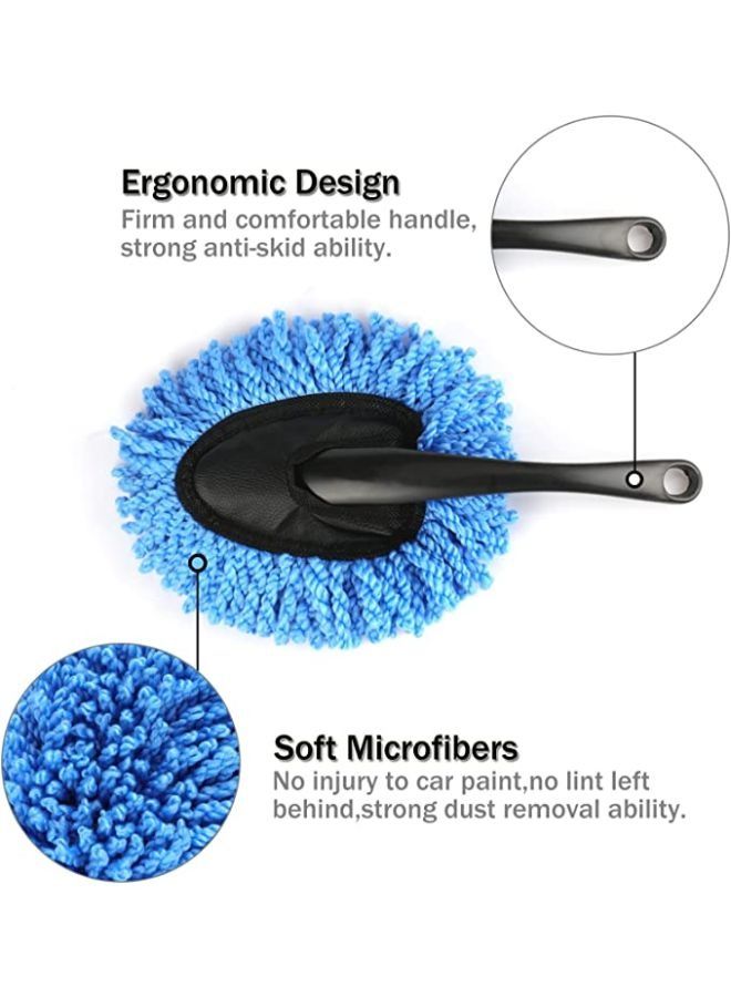 Generic 2 Pieces  Mini Microfiber Car Dash Duster Brush, Multi-Functional Car Cleaning Brush, Car Interior Exterior Accessories, Cleaning and Washing Tool for Car  - Image 4