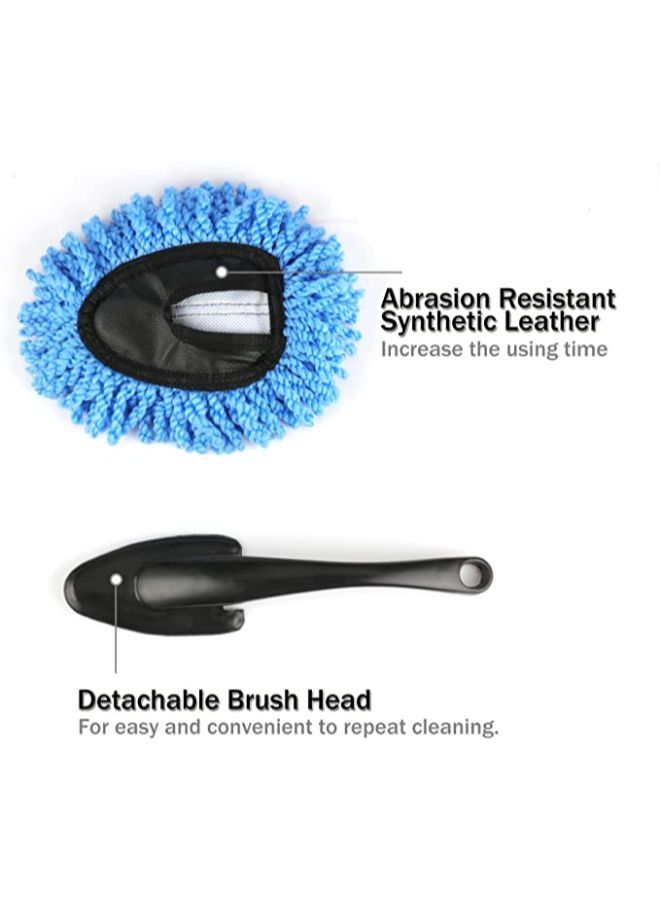 Generic 2 Pieces  Mini Microfiber Car Dash Duster Brush, Multi-Functional Car Cleaning Brush, Car Interior Exterior Accessories, Cleaning and Washing Tool for Car  - Image 3