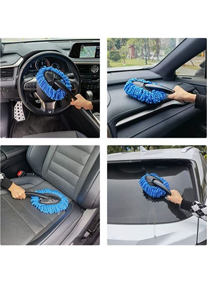 Generic 2 Pieces  Mini Microfiber Car Dash Duster Brush, Multi-Functional Car Cleaning Brush, Car Interior Exterior Accessories, Cleaning and Washing Tool for Car  - Image 5