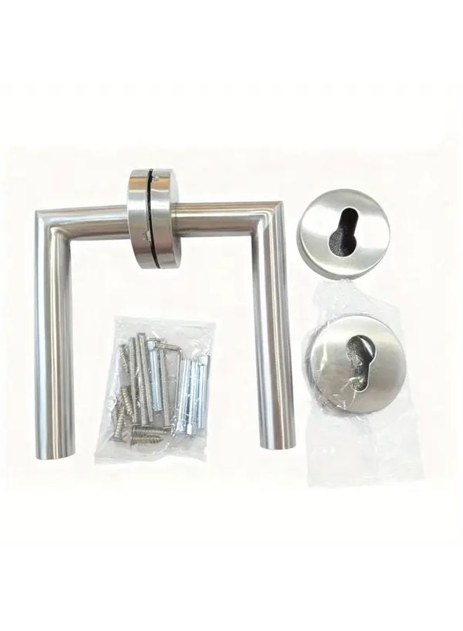 Polished Stainless Steel Sliding Door Handle Easy Install Indoor Outdoor Modern - Image 5