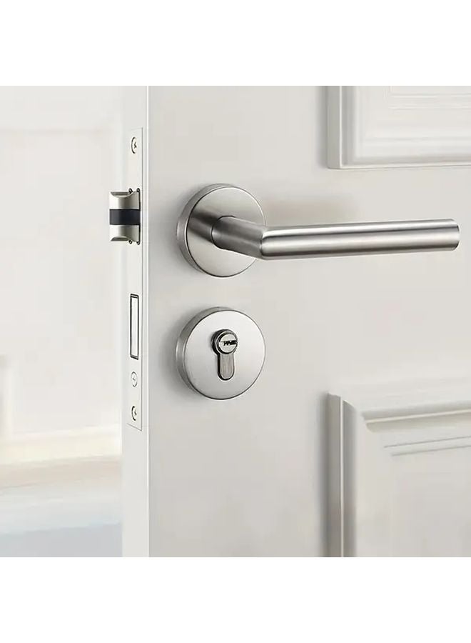 Polished Stainless Steel Sliding Door Handle Easy Install Indoor Outdoor Modern - Image 1