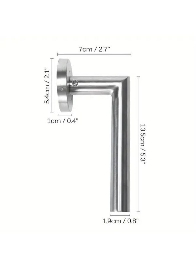 Polished Stainless Steel Sliding Door Handle Easy Install Indoor Outdoor Modern - Image 3