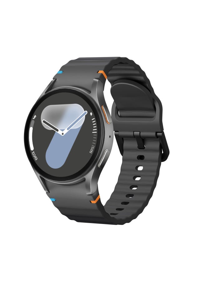 HD Watch7 Mini Smart Watch Bluetooth Call Heart Rate Monitoring Navigation AMOLED Round Screen Foreign Trade-Color:Titanium Gold + Starlight Color Watch Strap [exclusively Foreign Trade]