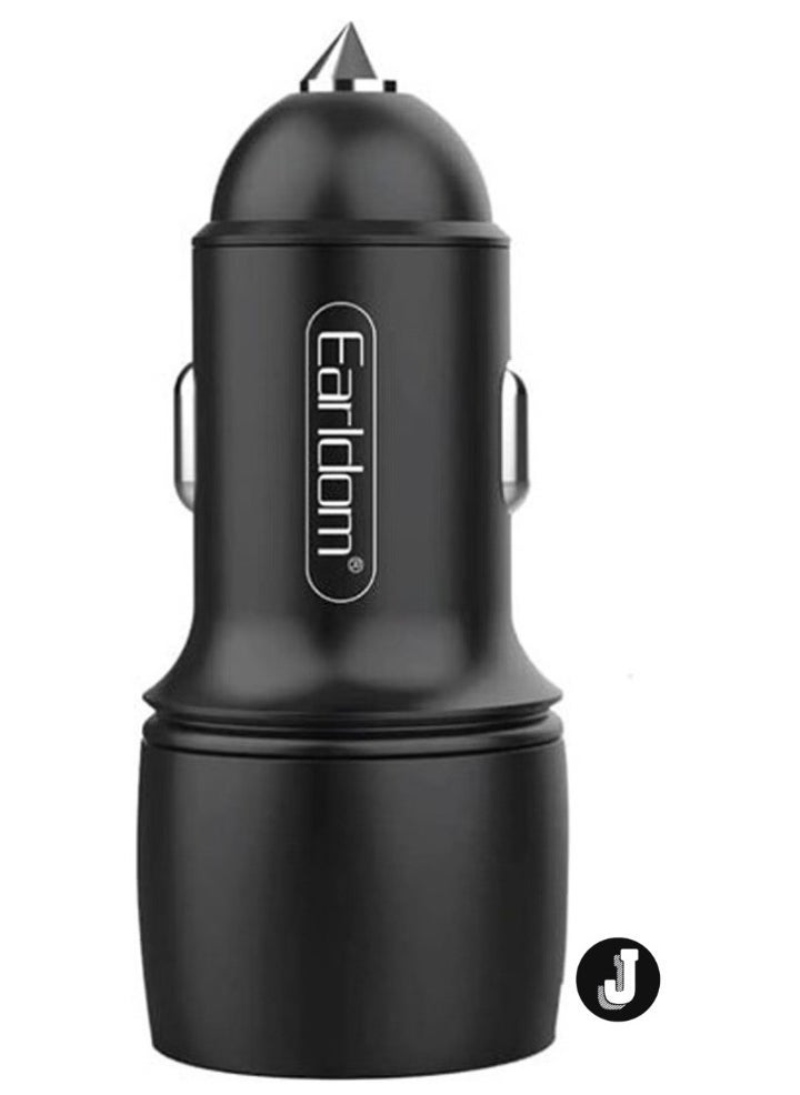 JAJEEK Dual Ports 36W Car Charger with Type-C Cable – Fast Charging on the Go - Image 1