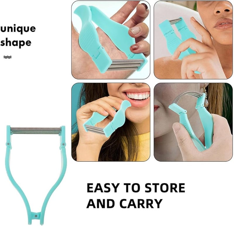 3Pcs Facial Hair Remover for Women Portable Manual Epilator Tool for Lip Chin Sensitive Skin - Image 5