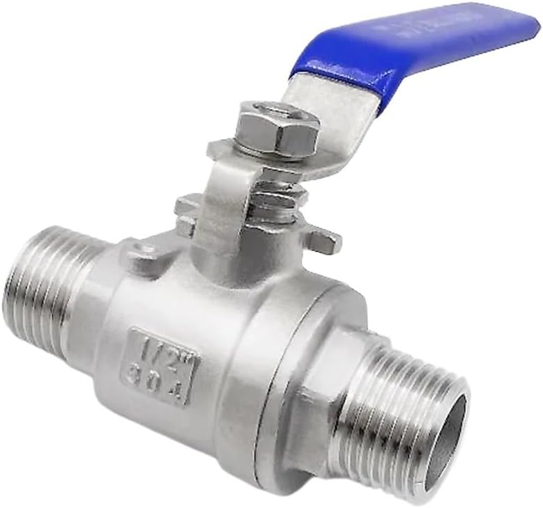 1 Inch 304 Stainless Steel Two Piece Ball Valve BSP Full Port External Thread - Image 1