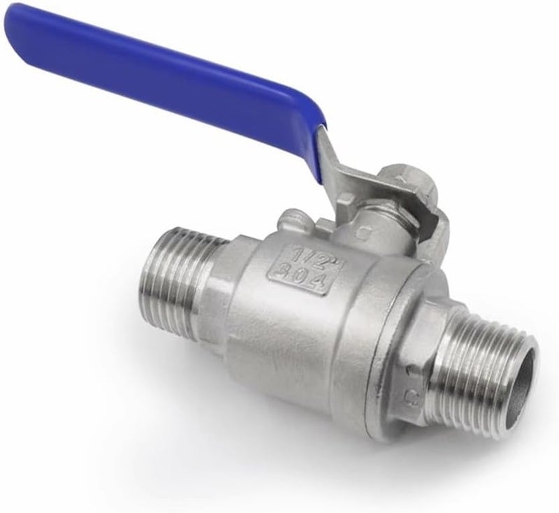 1 Inch 304 Stainless Steel Two Piece Ball Valve BSP Full Port External Thread - Image 3