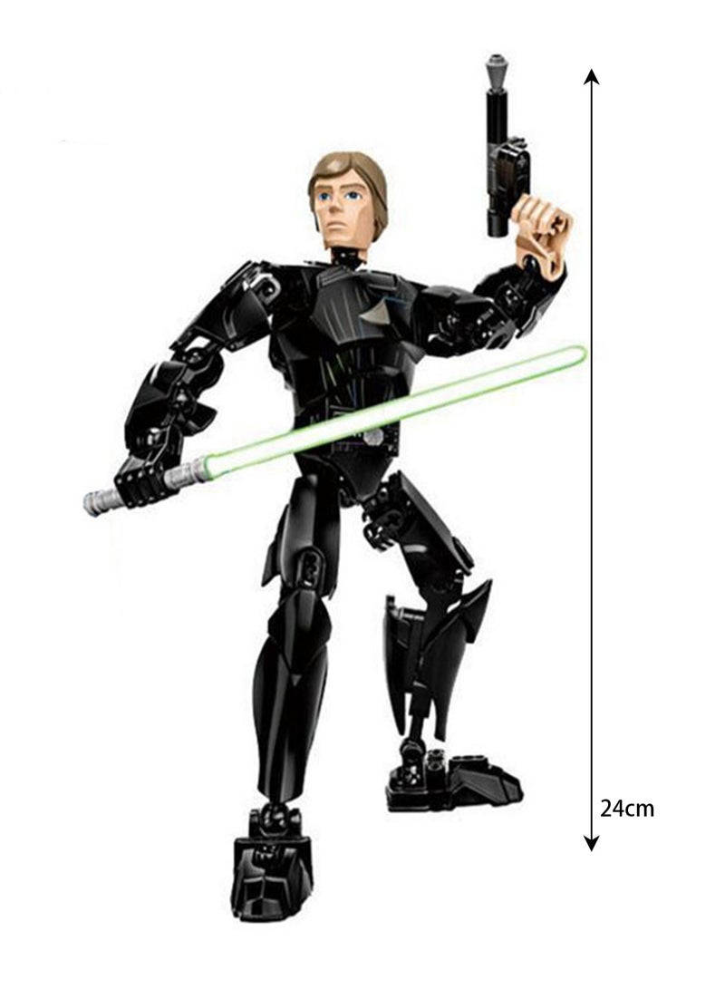 Planet Series Model Building Blocks Small Particles Movable Joint Assembly Toys (Luke Skywalker) - Image 2