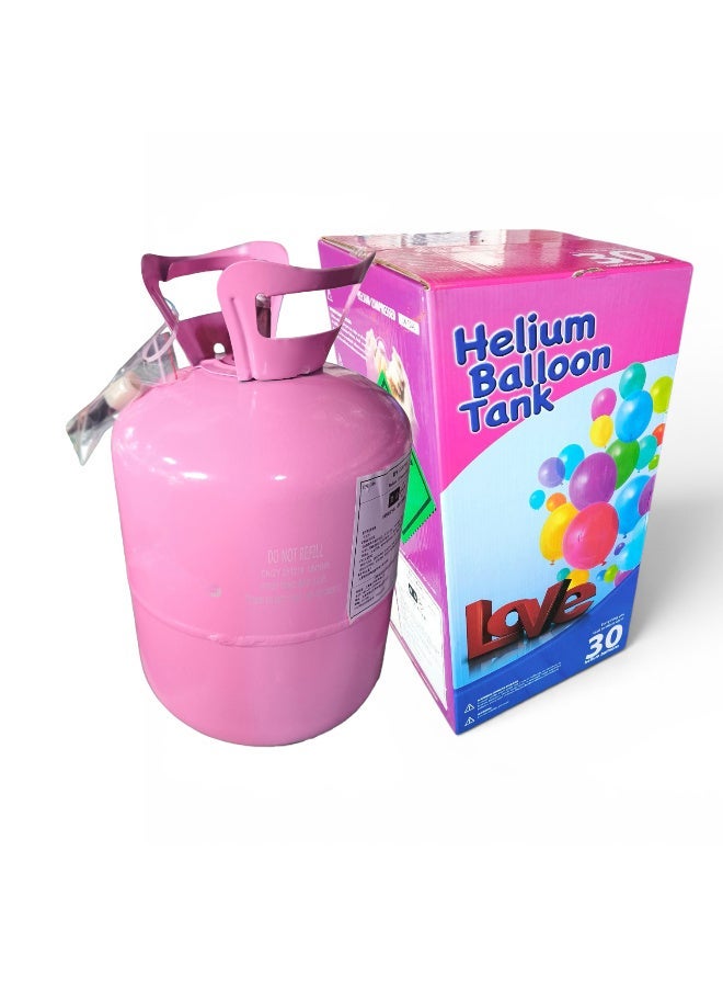 Love Helium Tank with Gas for Filling 30 Balloons - Image 2