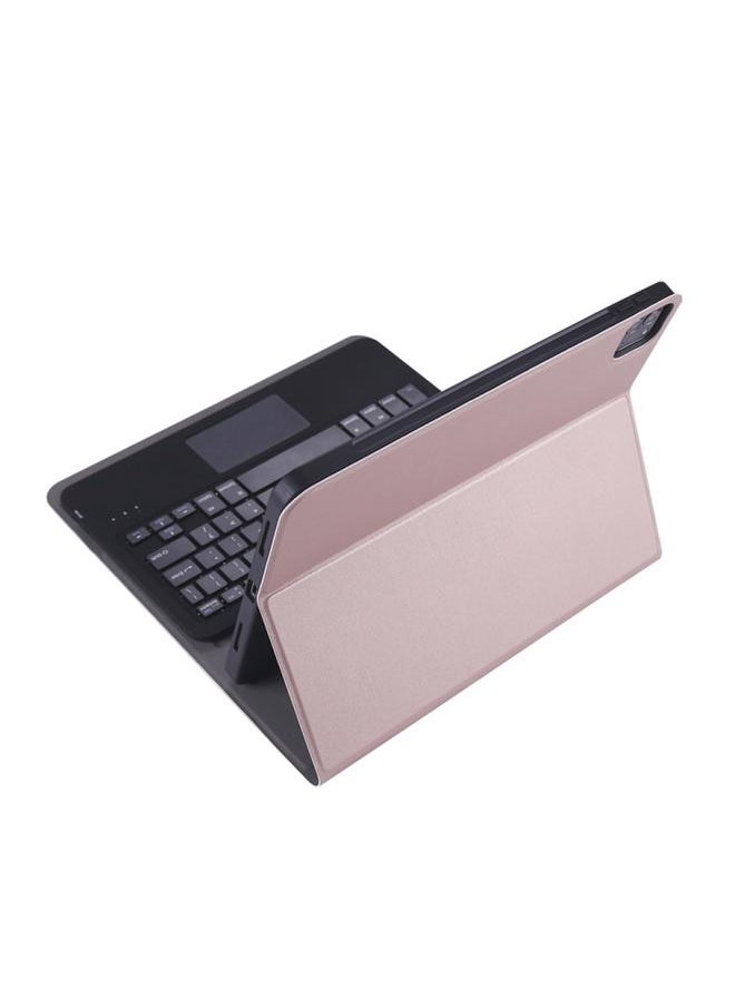 Green Tiger - A11B A 2020 Ultra thin ABS Detachable Bluetooth Keyboard Tablet Case iPad Pro 11 inch 2020 with Touchpad and Pen Slot and Holder Rose Gold - Image 1