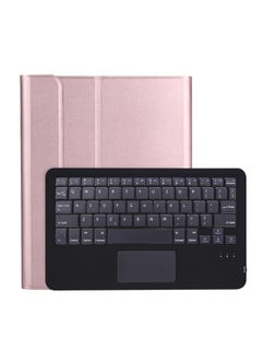 A11B A 2020 Ultra thin ABS Detachable Bluetooth Keyboard Tablet Case iPad Pro 11 inch 2020 with Touchpad and Pen Slot and Holder Rose Gold