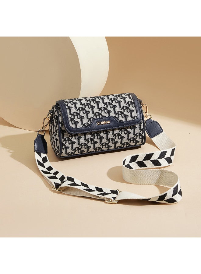 Josiny Women's Bag, Fashionable Retro Print Shoulder Bag, Versatile Pillow Bag, Crossbody Bag, Square Bag, Women's Handbag - Image 2