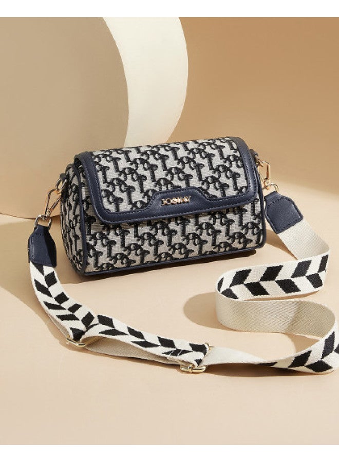 Josiny Women's Bag, Fashionable Retro Print Shoulder Bag, Versatile Pillow Bag, Crossbody Bag, Square Bag, Women's Handbag - Image 1