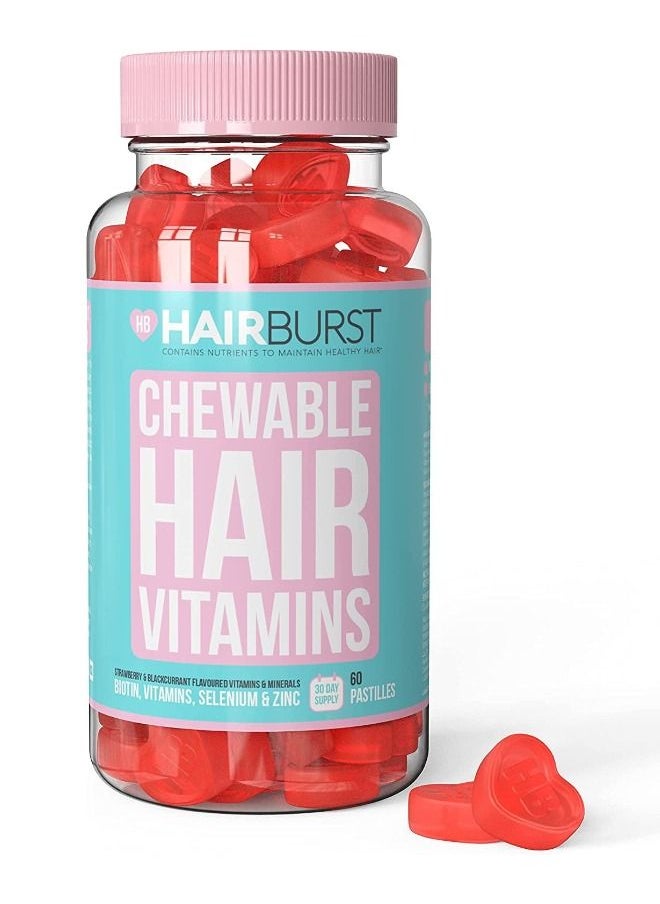 HAIR BURST HAIR BURST Chewable Hair Growth Vitamins With Biotin - 60 Gummies 