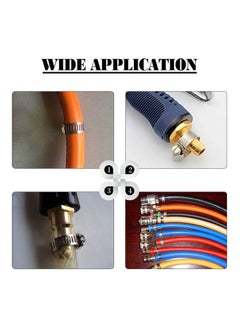 NIBEMINENT 100-Piece Adjustable Diameter Worm Gear Hose Clamp Set  - Image 2