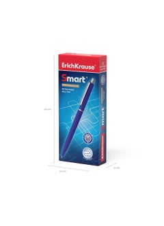 ErichKrause Retractable ballpoint pen Smart Matic Classic 0.7, ink color: blue (box 12 pcs.)  - Image 5
