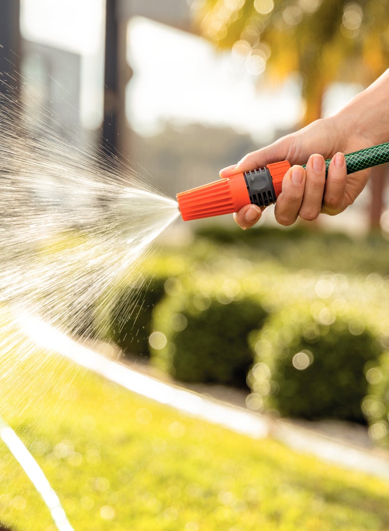 Tramontina 20m Flex Garden Hose in Green with 3-Layers PVC Fiber and Braided Polyester Cord with Thread Connectors and Sprayer 79172200 Made In Brazil - Image 3