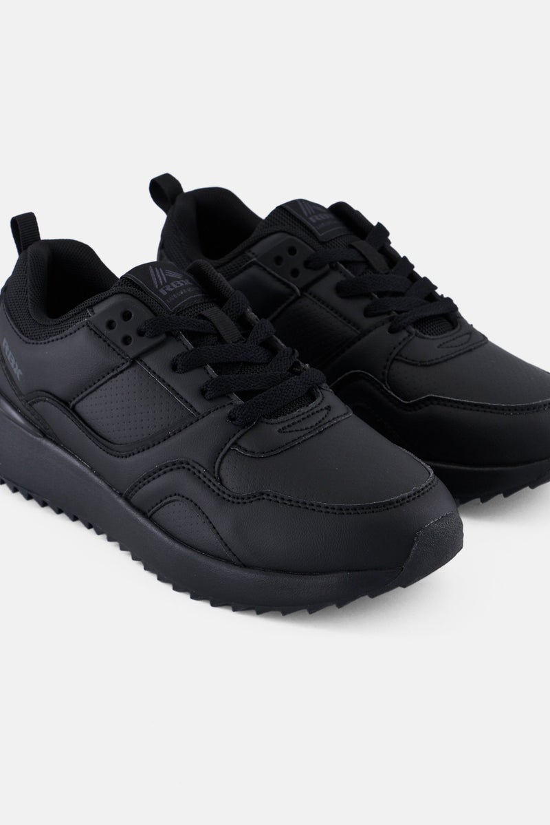 RBX Women Lace Up Outdoor Shoes, Black  - Image 2