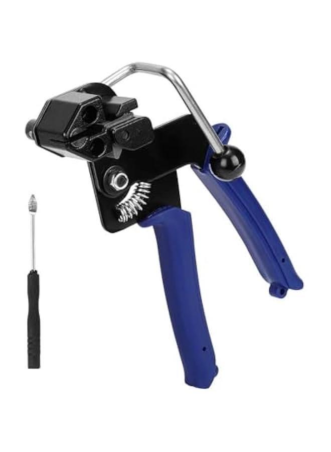 Arabest Metal Zip Ties Cutter Stainless Steel Cable Tie Gun One hand type for Self-Locking Stainless Steel Cable Ties Heavy Duty Tensioning Cutting Tool with Free Zip Tie Release Tool - Image 1