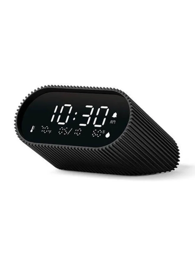 LEXON Ray LCD Digital Alarm Clock With Thermometer And Hygrometer
