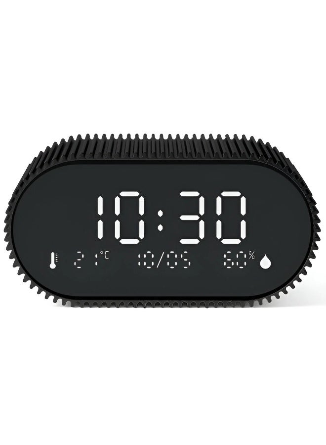 LEXON Ray LCD Digital Alarm Clock With Thermometer And Hygrometer - Image 2