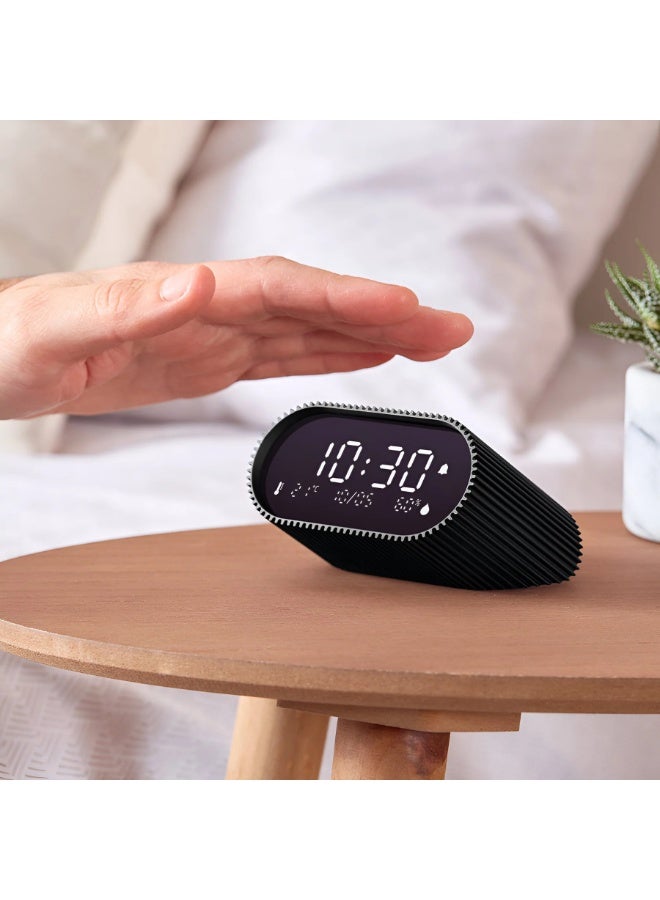 LEXON Ray LCD Digital Alarm Clock With Thermometer And Hygrometer - Image 5
