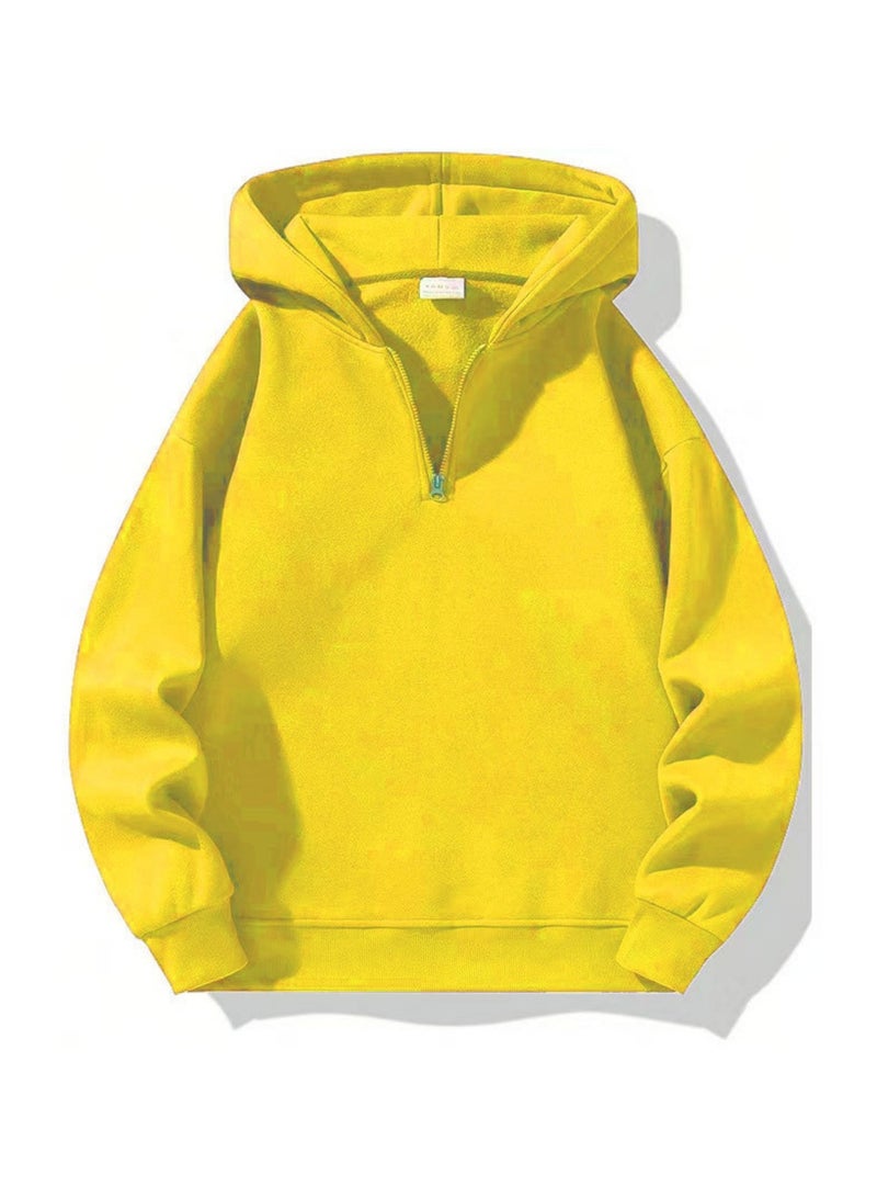 KUYING Casual Zipper Hoodie Loose Sports Hoodie  - Image 1