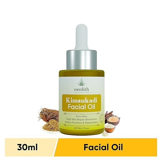SHYRC Kimsukadi Facial Oil 100 Organic for Blemishes Acne Dark Spots Glowing Brightening Skin With Misty Rich Natural Aroma Pure Sandalwood Saffron Oil for Skin Glowing 30ml for Women Men 023 - Image 2