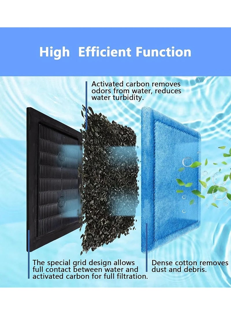 8 قطع فلتر حوض السمك، متوافق مع فلاتر أكوا-تيك 20-40/30-60، بديل لـ أكوا-تيك EZ-Change #3 - Image 5